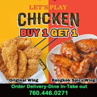 chicken buy 1 get 1