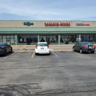 the front of the restaurant