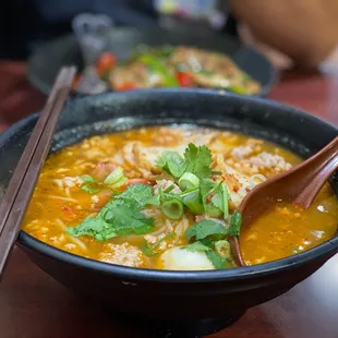 L. Tom Yum Noodle Soup