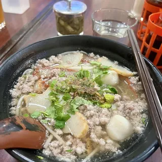 Pork and Fish Ball Noodle Soup