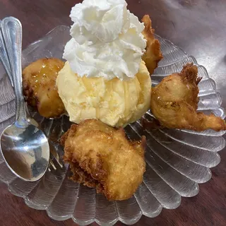 Fried Banana with Ice Cream