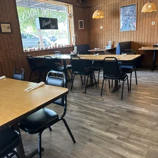 Part of the dine in restaurant