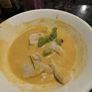 Panang curry with pork