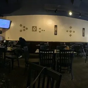 Panoramic photo of the restaurant