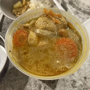 Chicken yellow curry