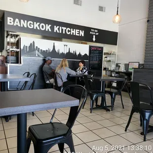 the interior of a restaurant
