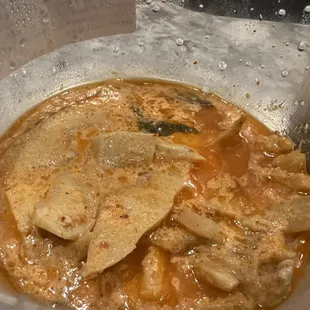 yellow curry with chicken and coconut milk