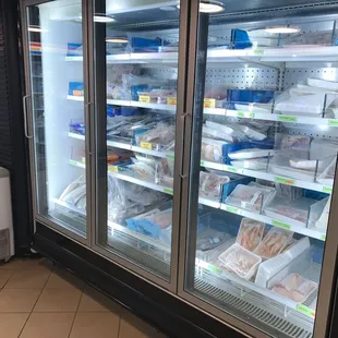 frozen with "chicken paws"