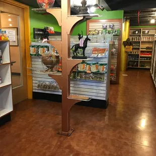 the inside of a grocery store