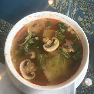 Mediocre hot and sour soup