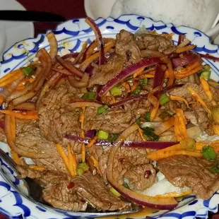 Yum beef salad