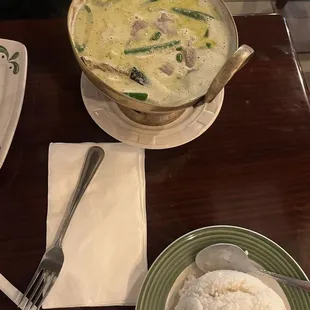 Green Curry (with beef)