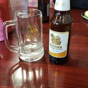 Singha Beer for $4.50