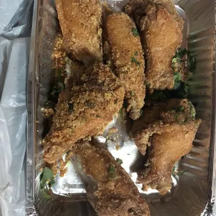 Pinto Chicken Wings delicious highly recommended.