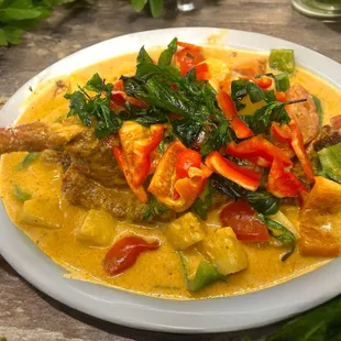 Roasted duck red curry