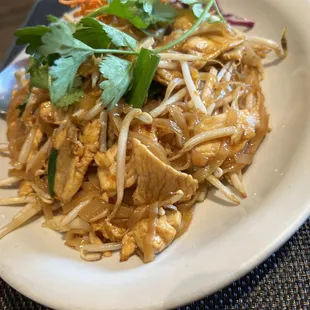 Pan Thai with chicken