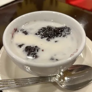 Forbidden Rice Coconut Pudding