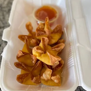 Cream cheese wontons always delicious!!