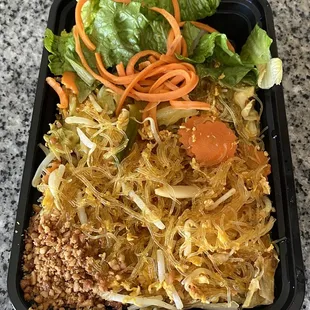 Pad Thai Royale...Kinda dry but good flavour and texture