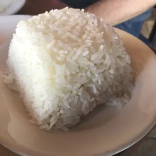 Jasmine rice with the curry