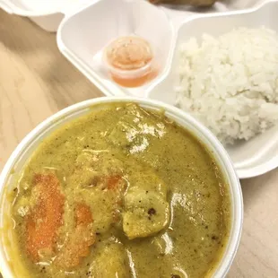 L17. Yellow Curry Lunch Special