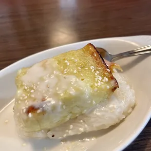 Sweet Sticky Rice and Coconut Custard