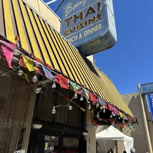 a woman walking down the street