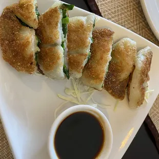 7. Thai Dumplings with soy sauce