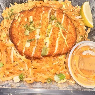 Bangkok Pad Thai without peppers and carrots