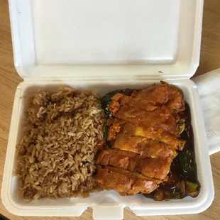Almond chicken is bomb