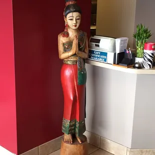 Very cool wooden statue