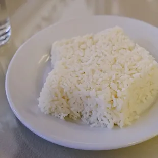 White rice (in star shape!)
