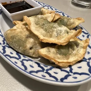 Gyoza; "I like the flavor!"