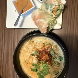 2. Fresh Roll, 22. Tom Kha Soup