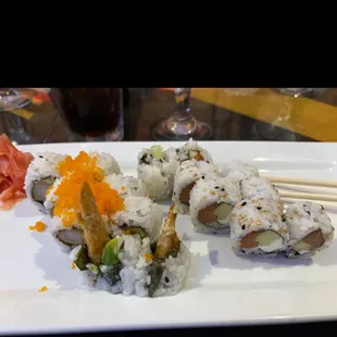 Mexican roll &amp; Japanese bagel