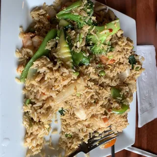 Spicy Basil Fried Rice Dinner