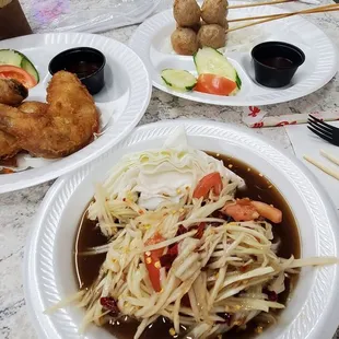 Papaya salad, Lao style
