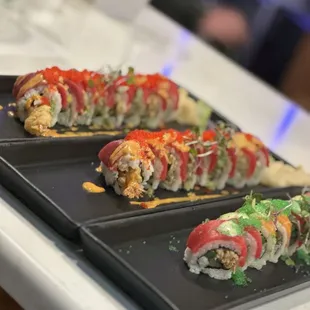sushi, sushi and sashimi, sashimi, food