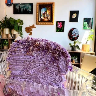 Ube Crepe Cake