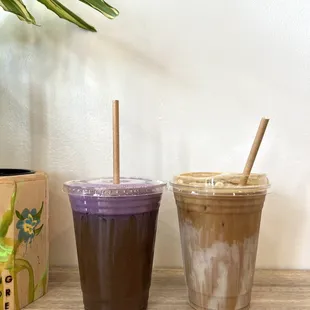 Ube foam cold brew, iced Vietnamese egg coffee