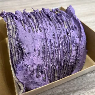 Ube crepe