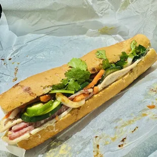 Vietnamese Cold Cut Sandwich