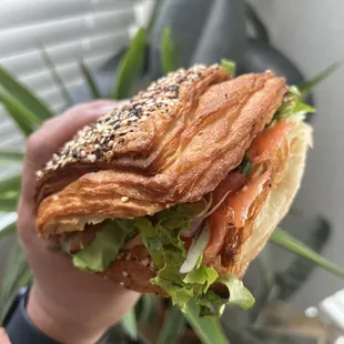 Croissant Sandwiches Ham