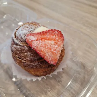 Strawberry Cruffin