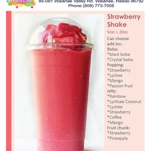 Shake: Strawberry Shake