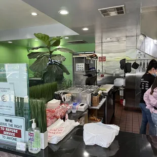 people in a restaurant kitchen