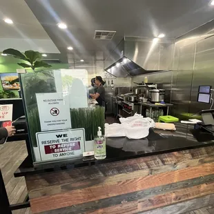 Interior/Order counter