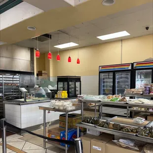 sushi and sashimi, interior