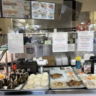 a variety of food items