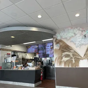 Front area, where you can order the food